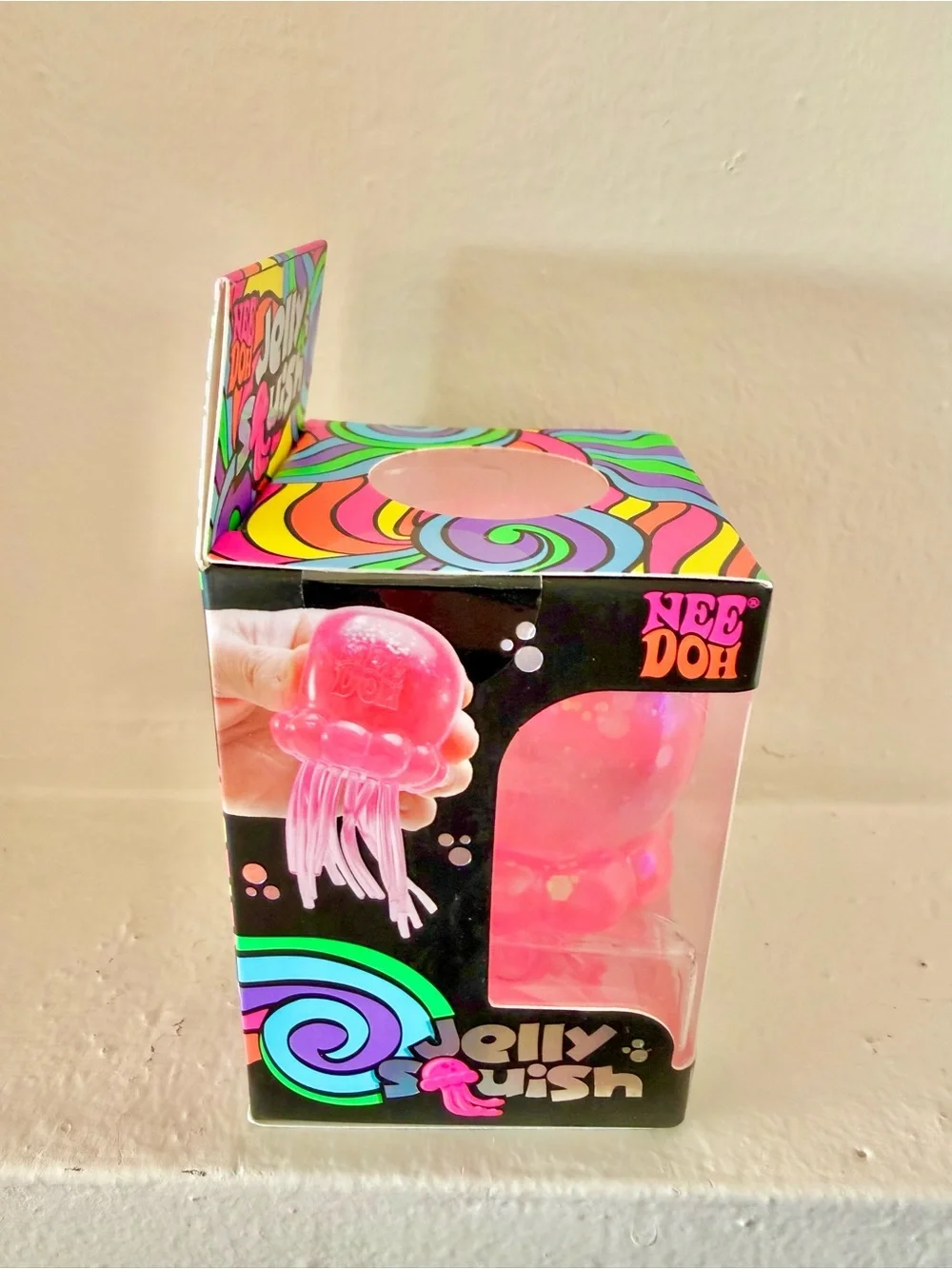 100% AUTHENTIC Schylling Needoh Jelly Squish - pink! Brand new, unopened!